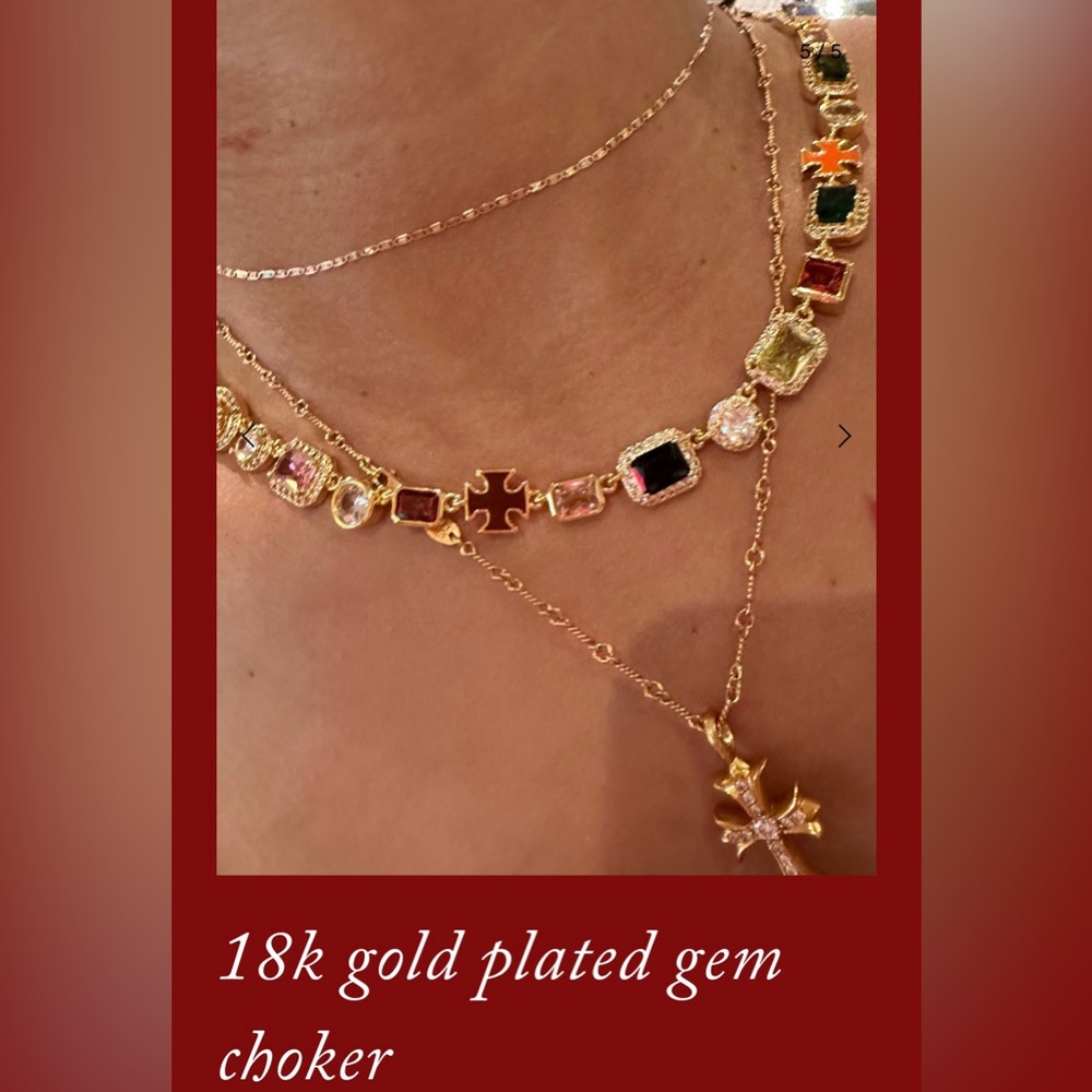 Elegant Multicolor Gemstone Necklace